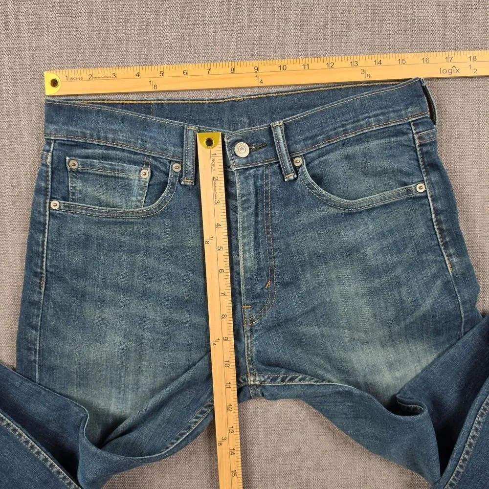 Levi’s 505 Mens Jeans 31x32 Regular Fit Straight Leg Medium Wash Blue Cowboy